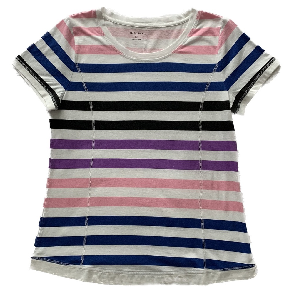NEW T by Talbots Striped Top - Size Med